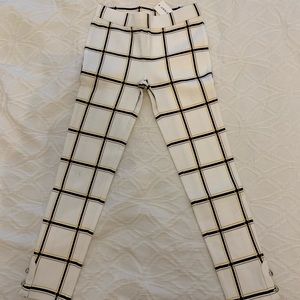 Janie and Jack Plaid Button Pant